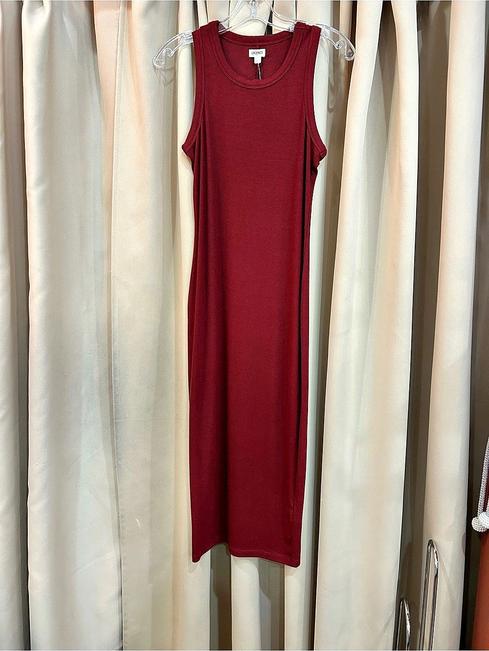L'Agence Nura Racerback Midi Dress XS